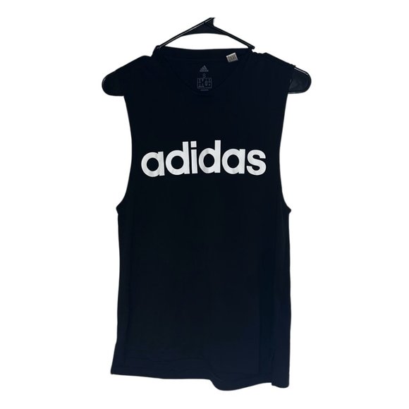 adidas Tops - adidas gym workout black muscle tank top size small